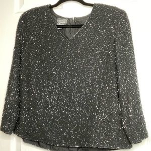Dressbarn Sequin Top